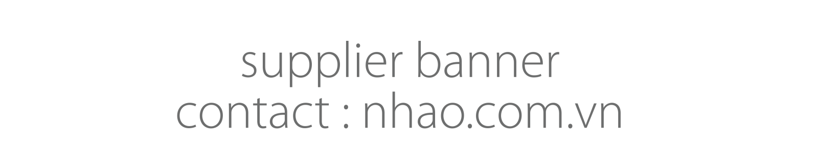supplier