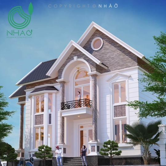 Biệt Thự Mái Thái 2 mặt Tiền - kiến trúc luôn đi cùng năm tháng