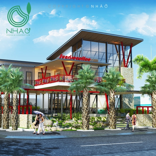 Coffee Thép Tiền Chế -  Cà phê đẹp - Quận 12