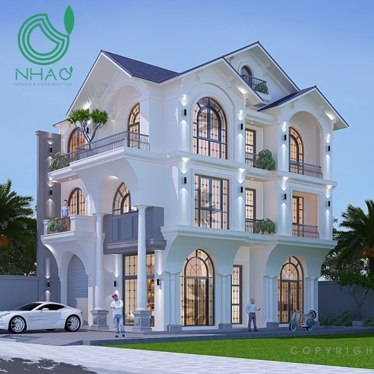 Biệt Thự Tân Cổ Điển Mái Thái - Bình Thạnh