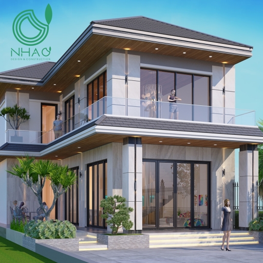 BIỆT THỰ MÁI NHẬT HIỆN ĐẠI 