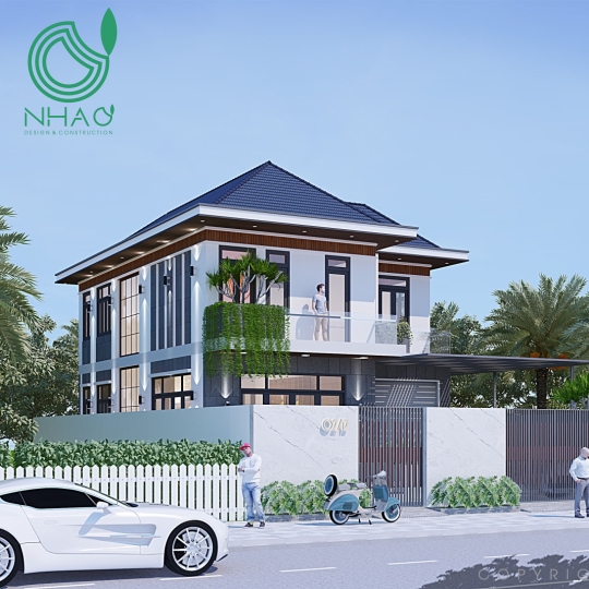 Nhà Mái Nhật Hiện Đại - Bình Phước