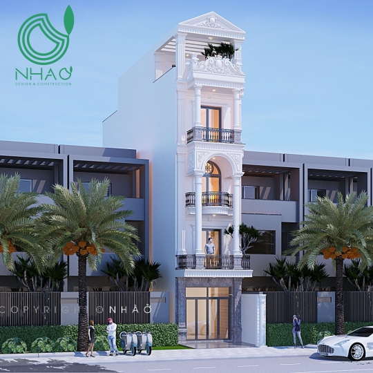 Nhà Phố Tân Cổ Điển Đẹp Lộng Lẫy