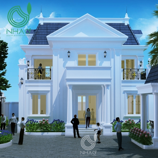 Biệt Thự Vườn Tân Cổ Điển 2 tầng được ưa chuộng hiện nay - Tiền Giang 