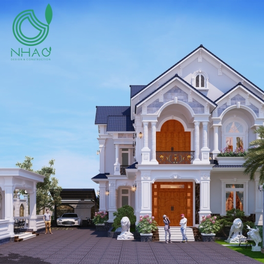 Biệt Thự Vườn Mái Thái Đẹp Từng milimet, kiến trúc bền vững