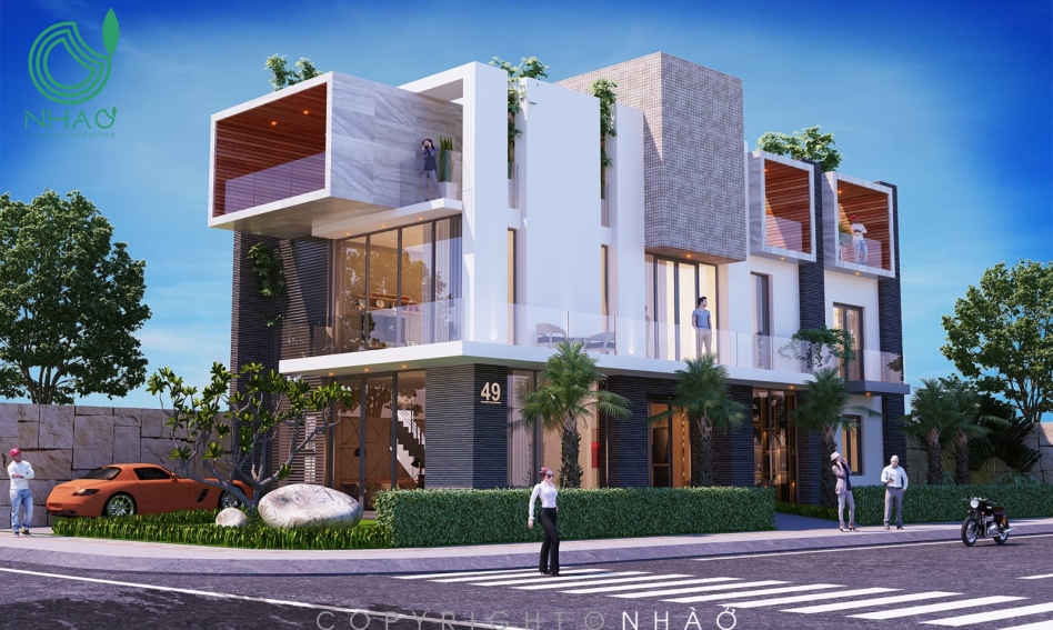 Biệt Thự Phố  2 Mặt Tiền - Hiện Đại - Bình Chánh