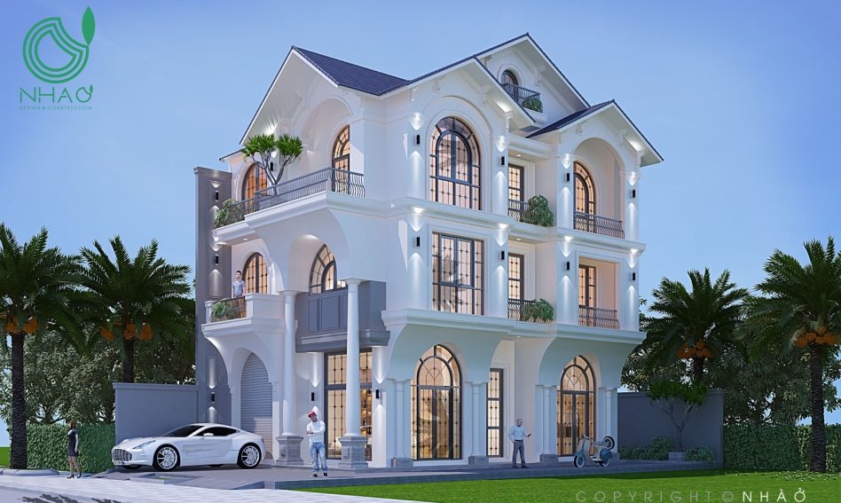 Biệt Thự Tân Cổ Điển Mái Thái - Bình Thạnh