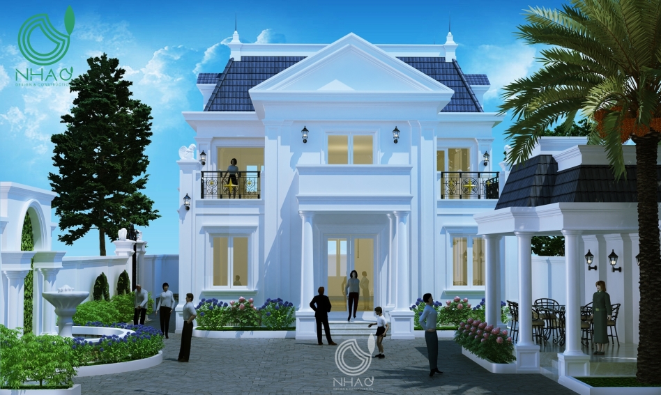 Biệt Thự Vườn Tân Cổ Điển 2 tầng được ưa chuộng hiện nay - Tiền Giang 