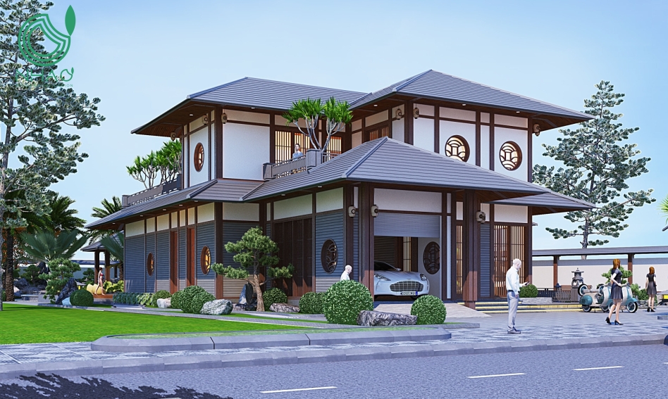 Biệt Thự Vườn Phong Cách Nhật Đẹp Từng milimet