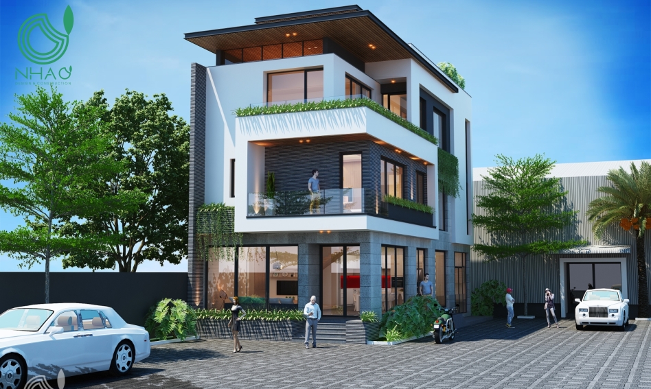 Biệt Thự Phố Hiện Đại 3 Tầng - xu hướng mới năm 2024